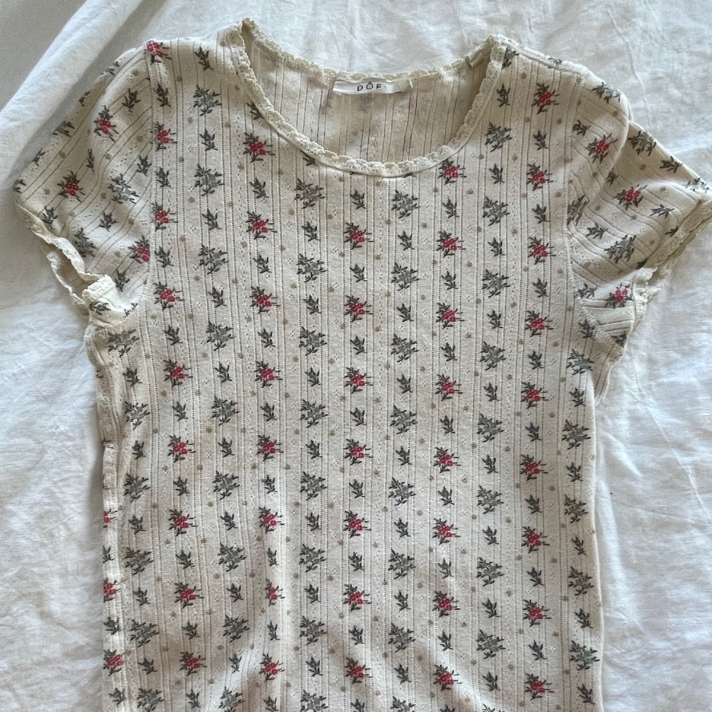 Doen Vivi tee in sundrenched floral, Small